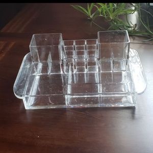 Acrylic Makeup Organizer Caddy Display